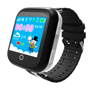 Детские часы с GPS-трекером Smart Baby Watch Wonlex GW200S черные - Умные часы с GPS Wonlex - Wonlex GW200s (Q100) - Интернет магазин часов с gps